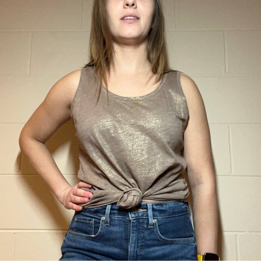 Loft Sparkly Tank Top